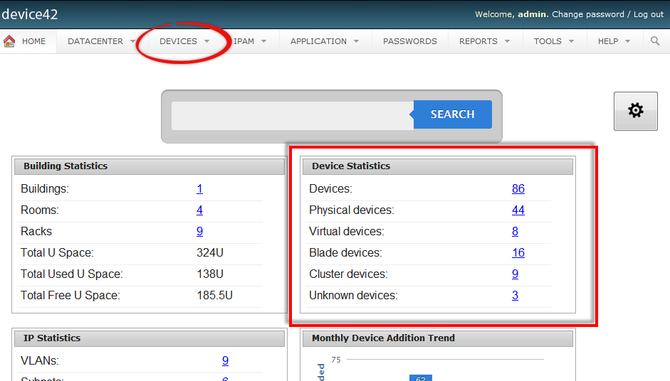 Server Inventory Device42 Software